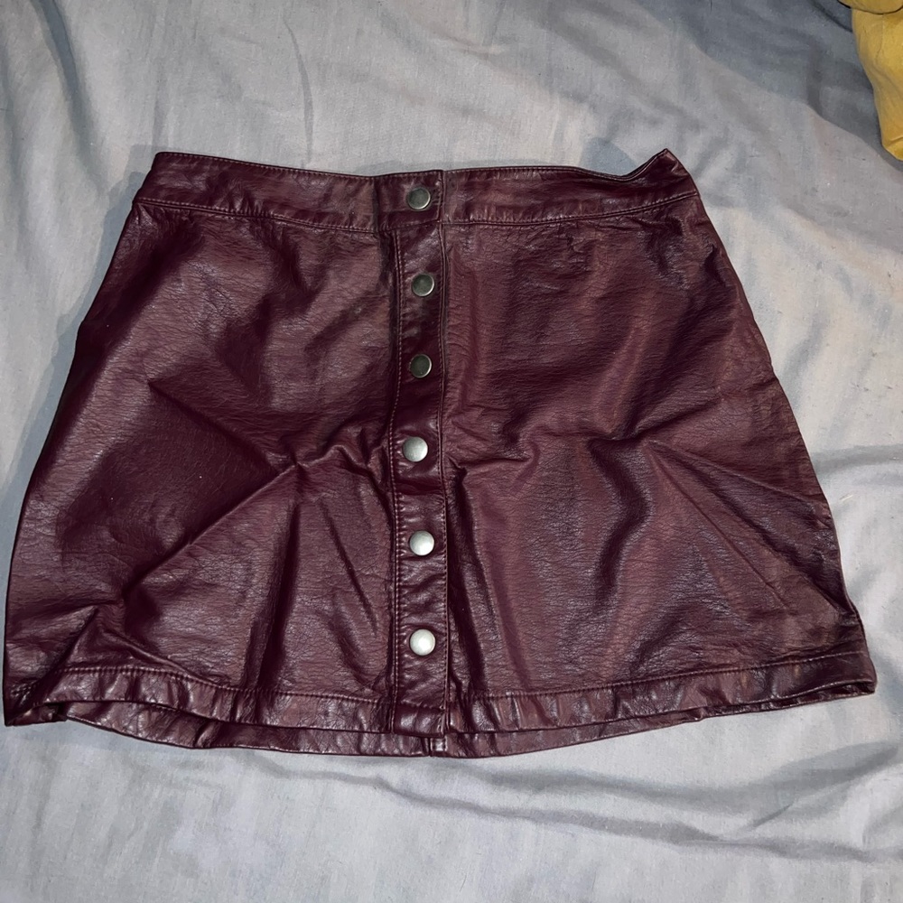 Maroon skirt